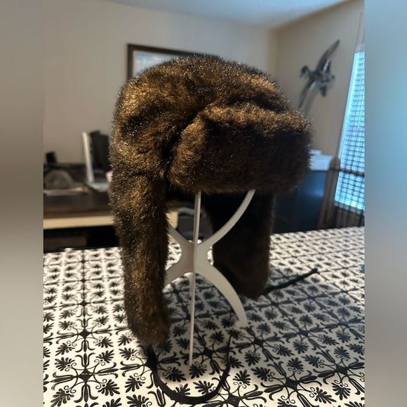 H&M Accessories - H&M - brown faux fur flapper trapper hat